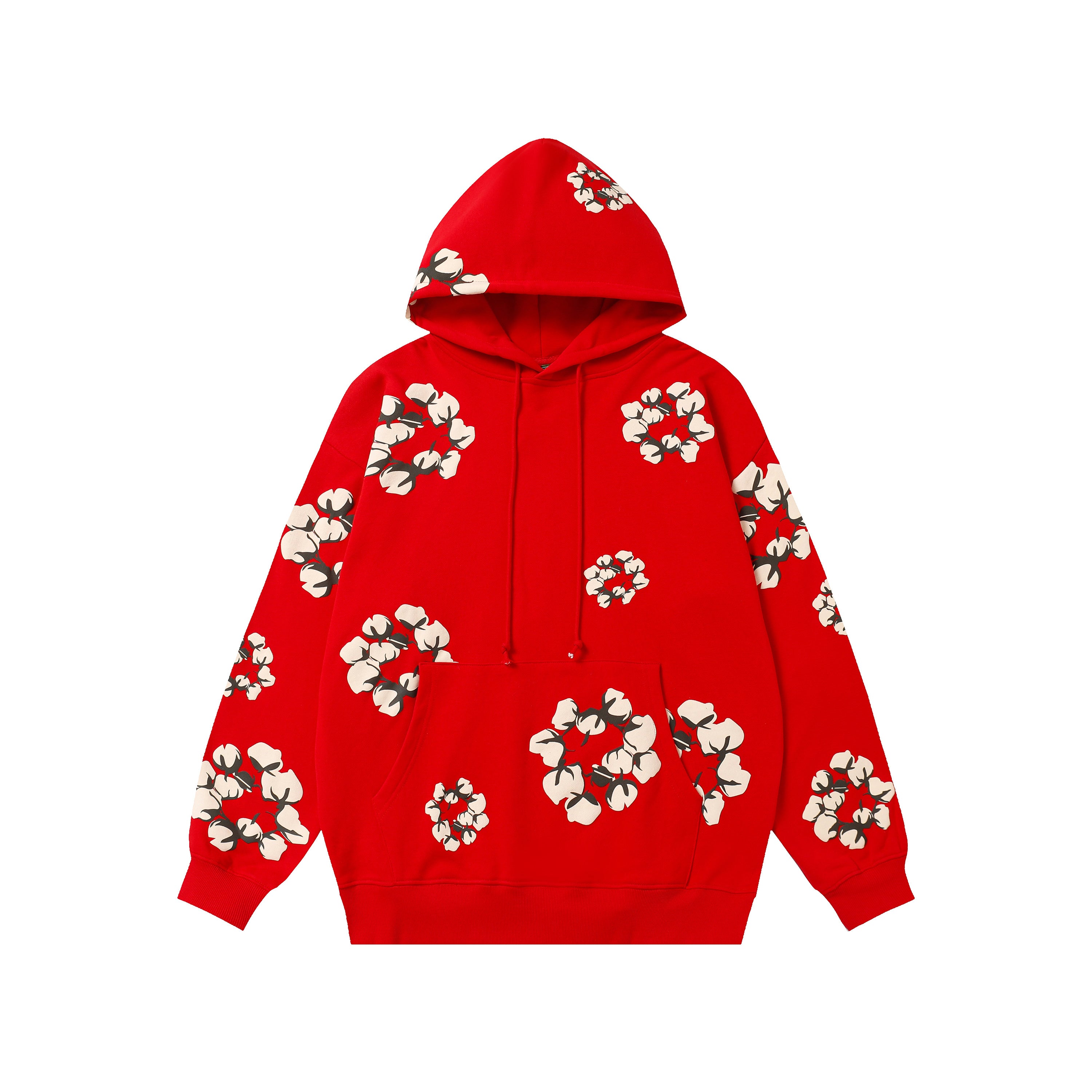Hoodie Denim Tears Cotton Wreath (Red / Cream Wreath)