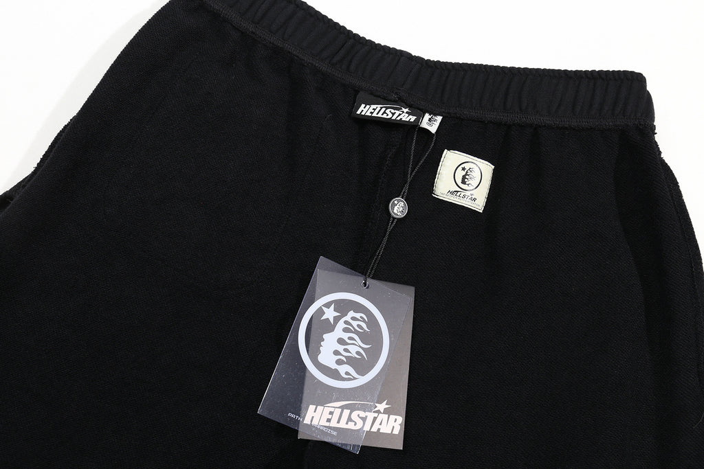Sweatpants Hellstar Athletics "Vertical Logo & Flame" Black
