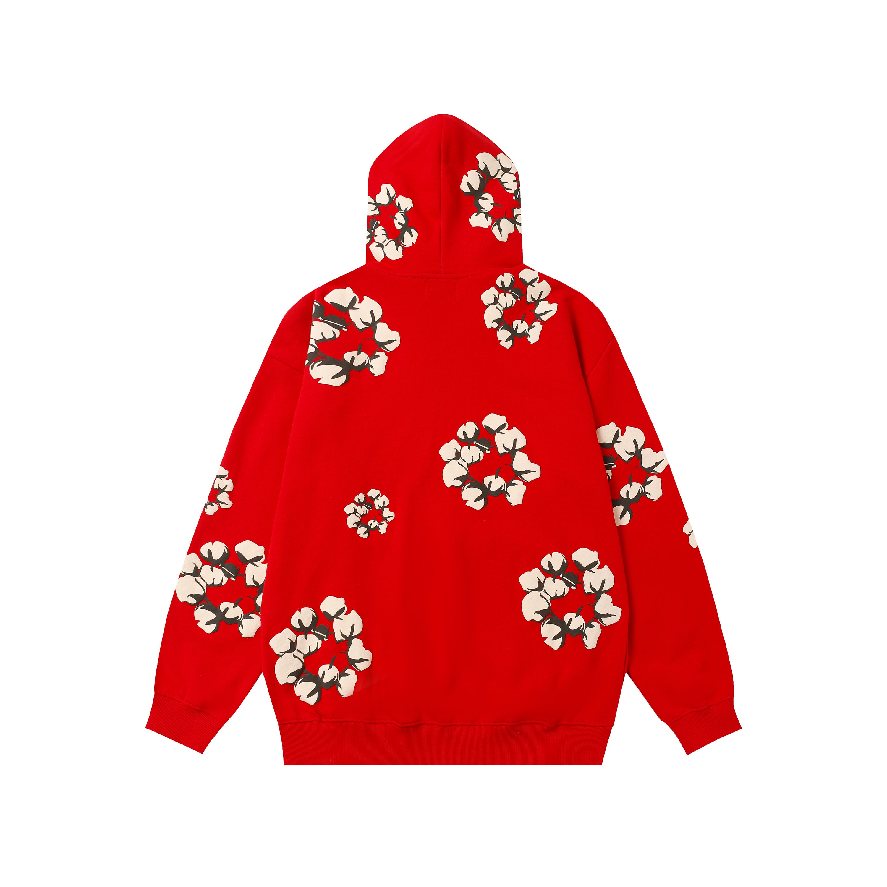 Hoodie Denim Tears Cotton Wreath (Red / Cream Wreath)