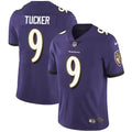 NFL Baltimore Ravens Justin Tucker Nike Home Game Jersey (Purple Edition)