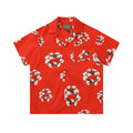 Camisa Denim Tears  Cotton Wreath Cuban Shirt Red