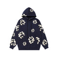 Hoodie Denim Tears Cotton Wreath (Navy / Cream Wreath)