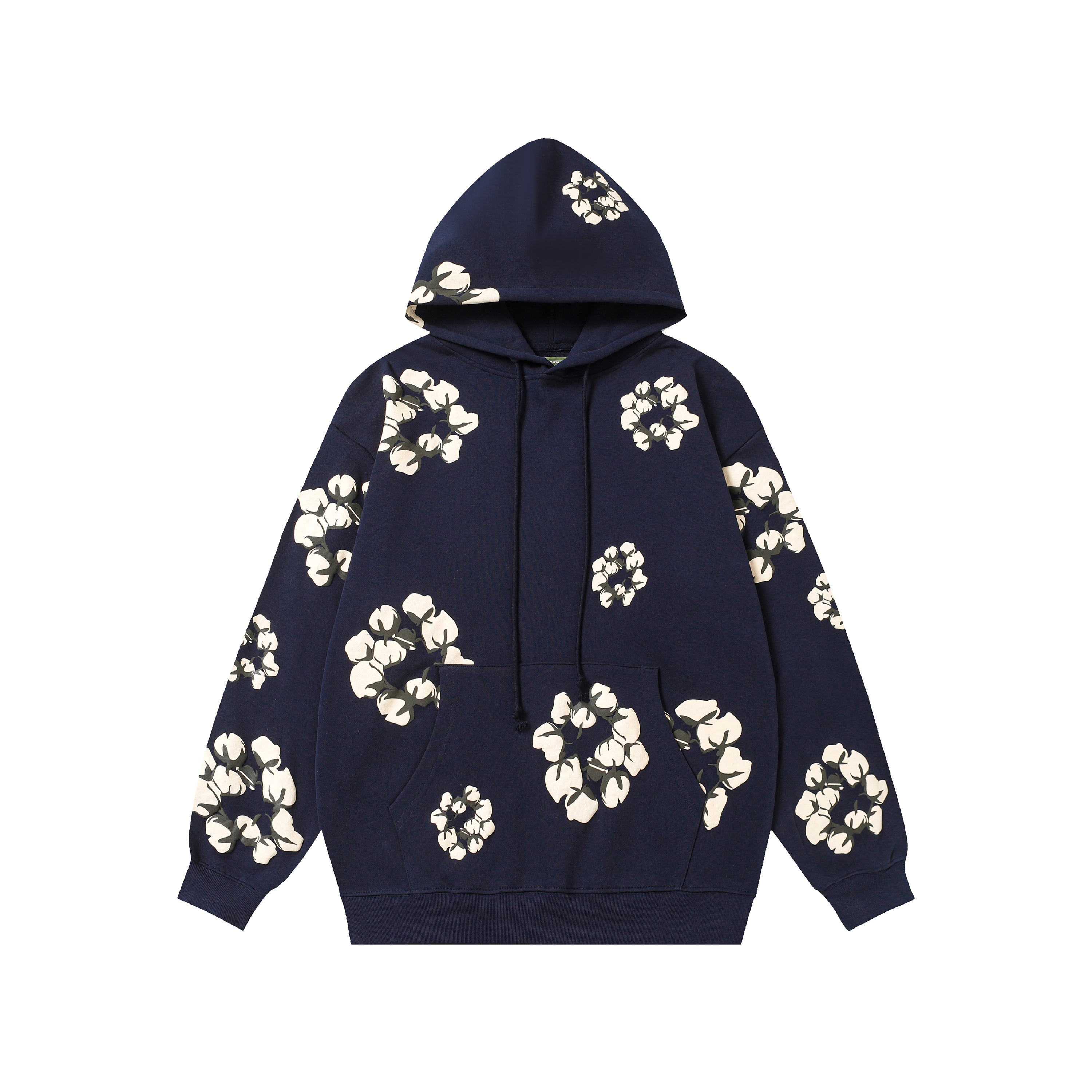 Hoodie Denim Tears Cotton Wreath (Navy / Cream Wreath)