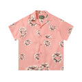 Camisa Denim Tears  Cotton Wreath Cuban Shirt Pink