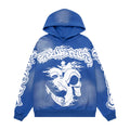 Hoodie Hellstar "  "Burning Symbol"(Blue Edition)