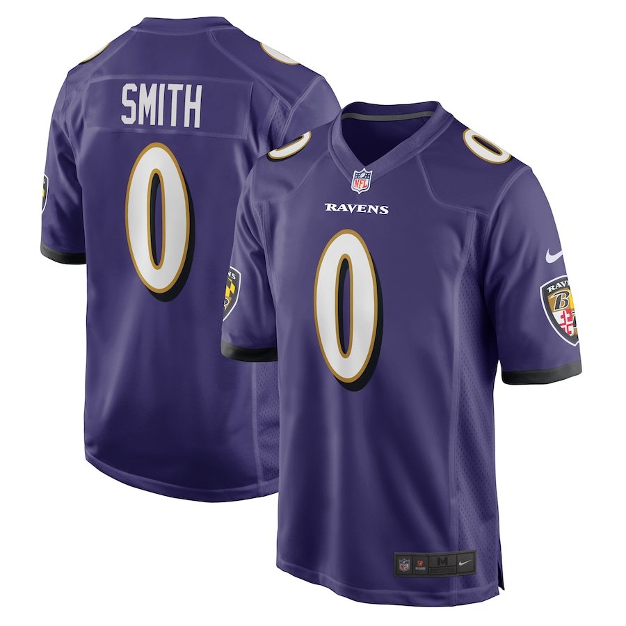 NFL Baltimore Ravens Roquan Smith Nike Home Game Jersey (Purple Edition)