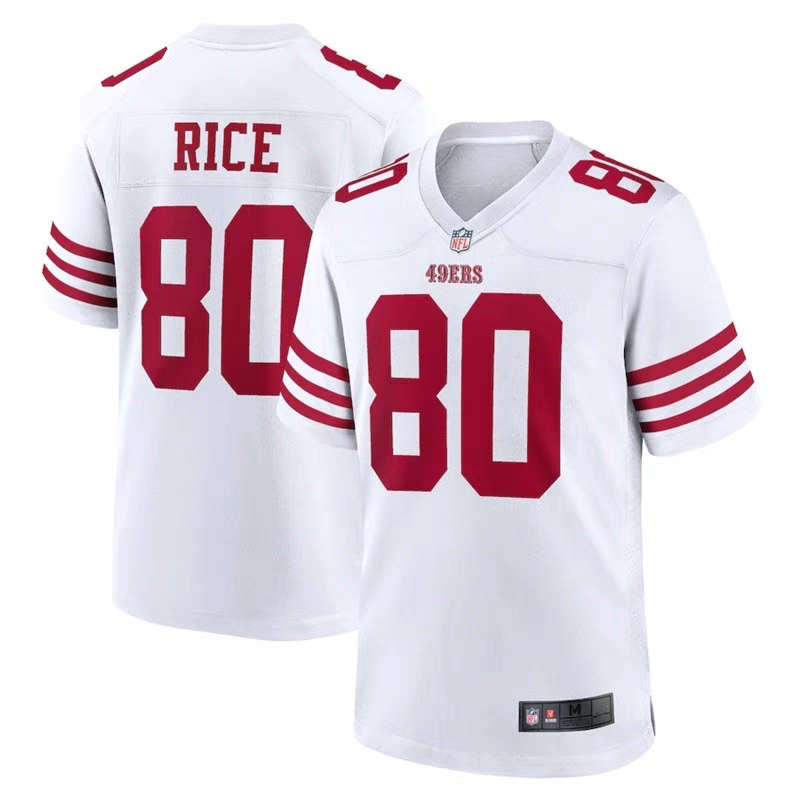 NFL San Francisco 49ers Jerry Rice Nike Retired Player Jersey (White Edition)