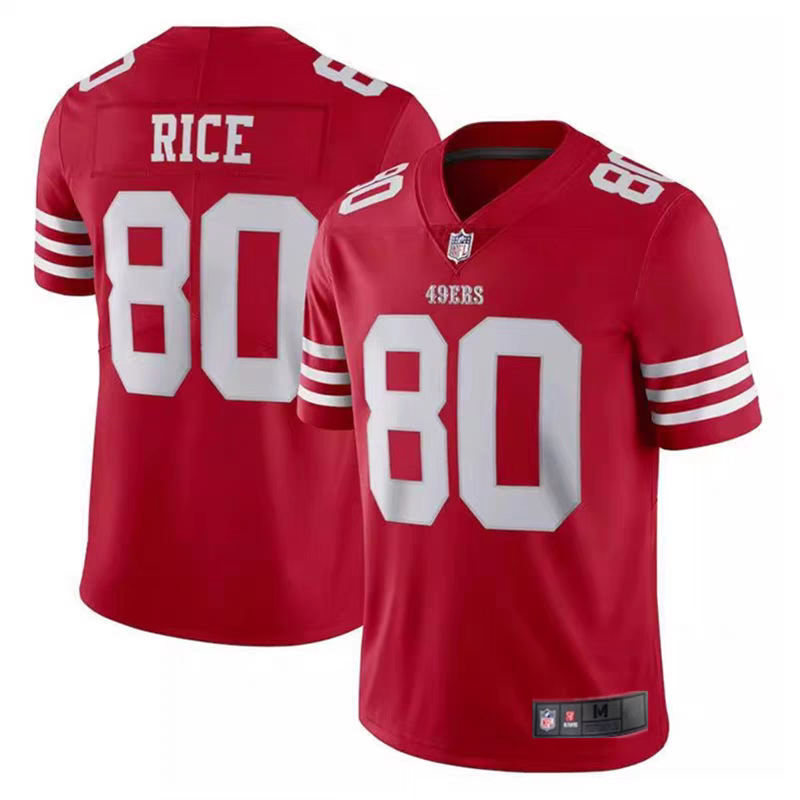 NFL San Francisco 49ers Jerry Rice Nike Retired Player Jersey (Scarlet Edition)