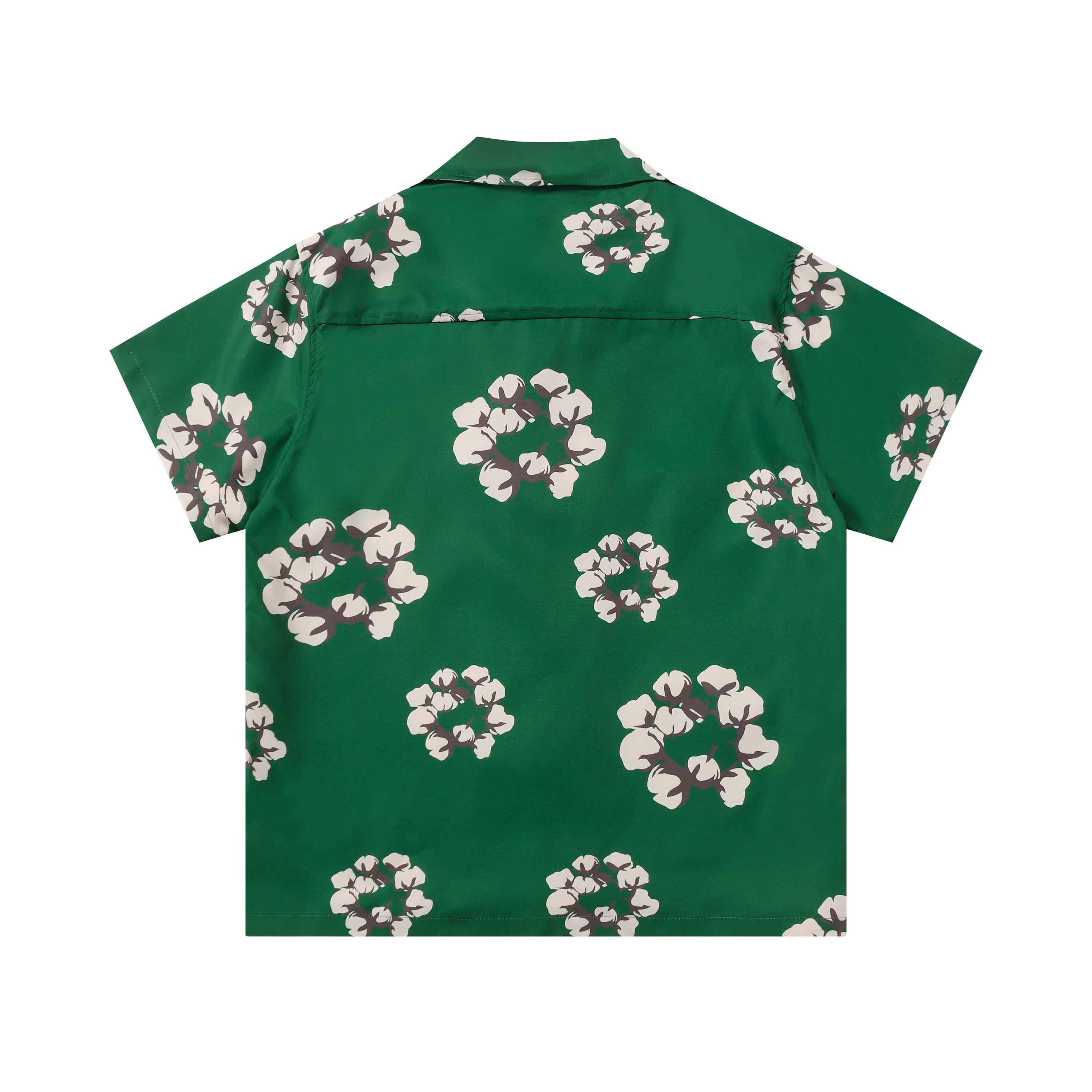 Camisa Denim Tears  Cotton Wreath Cuban Shirt Dark Green