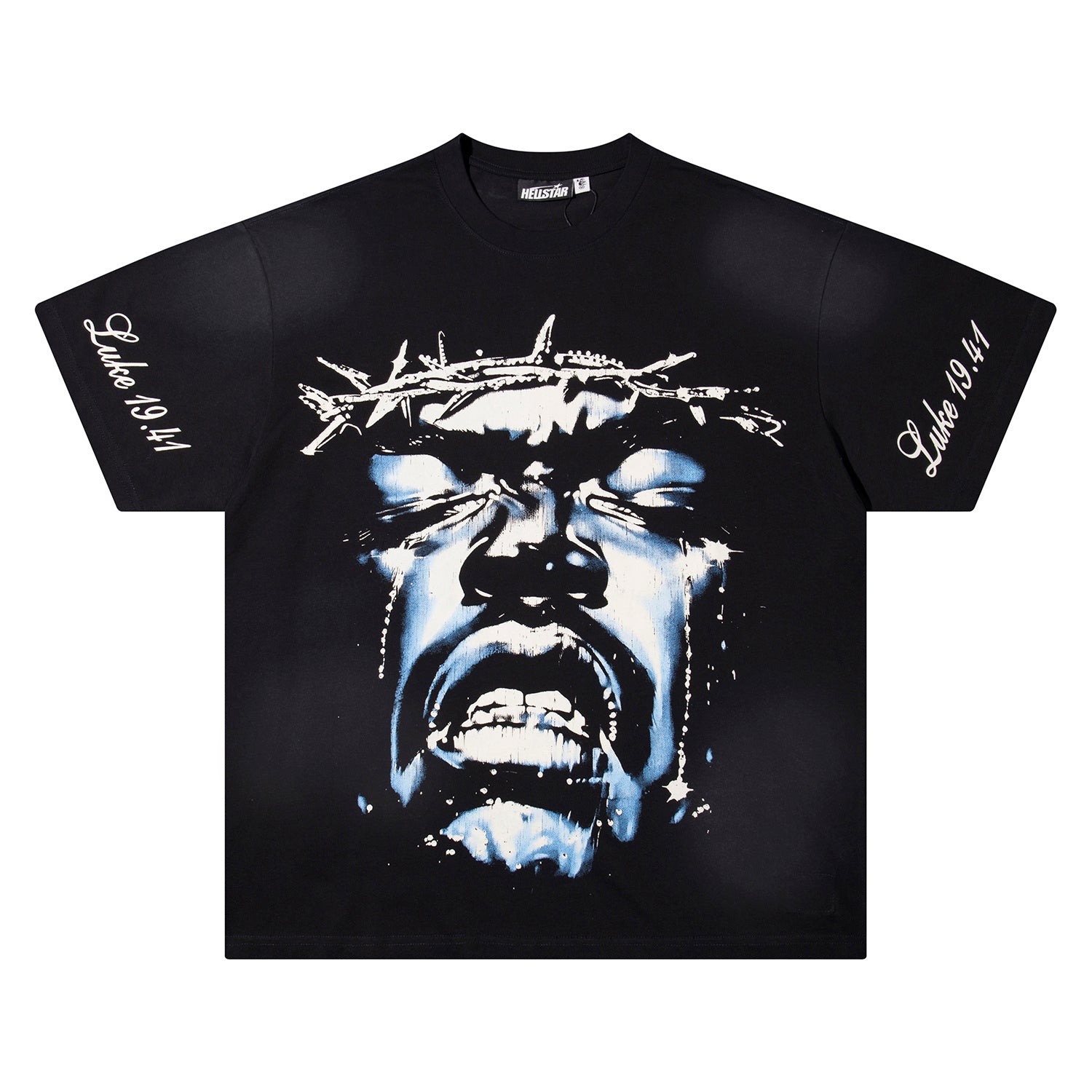Hellstar "Luke 19:41" Weeping Savior Tee