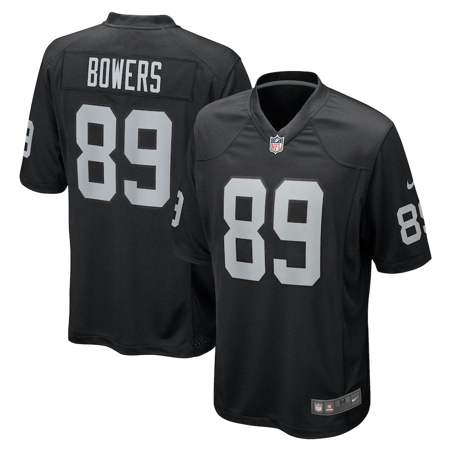 NFL Las Vegas Raiders Brock Bowers Nike Home Game Jersey (Black Edition)