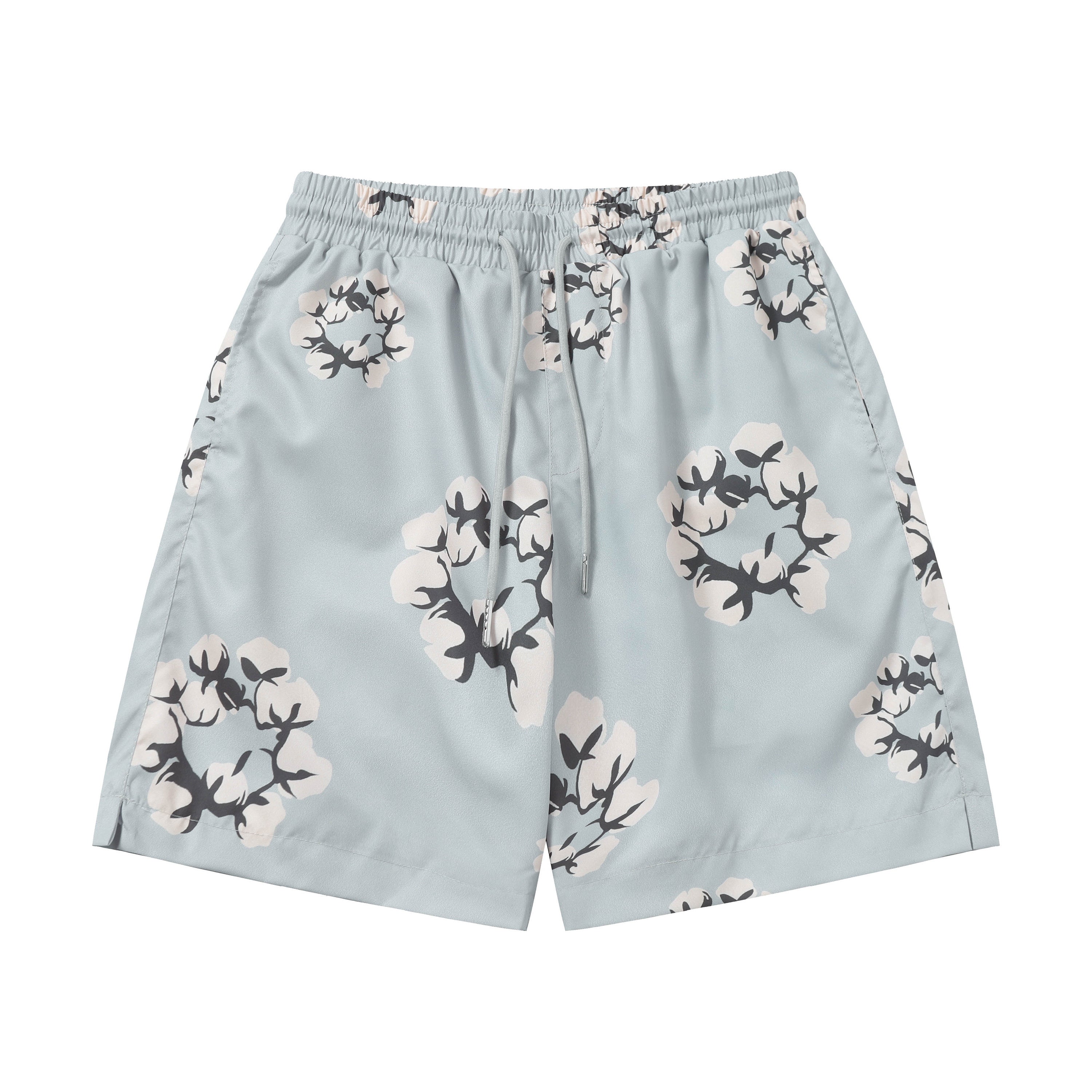 Denim Tears Cotton Wreath Sweatshorts Light Blue