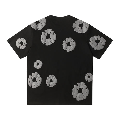 Camisa Denim Tears  Cotton Wreath Tee - Charcoal  (Negro)