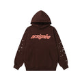 Sp5der Hoodie Brown Star