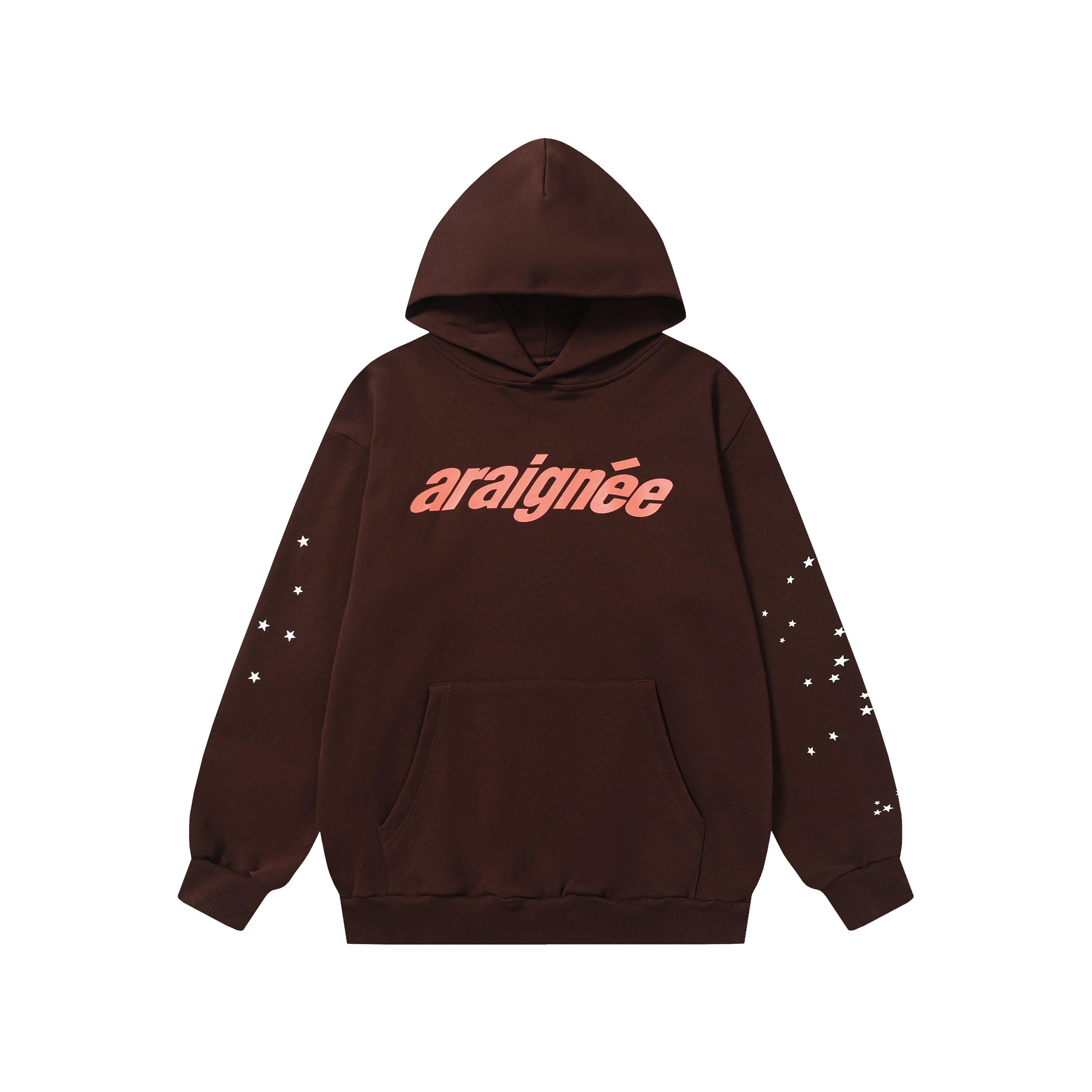 Sp5der Hoodie Brown Star